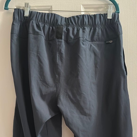 Apana Yoga Joggers Stretch Navy Blue Fitness Athletic Scrub Pants Women’s L - Picture 5 of 8